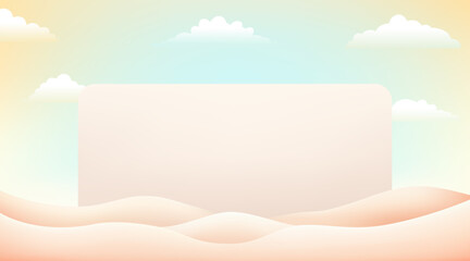 Abstract summer background, tropical beach, sea, sky and sand.