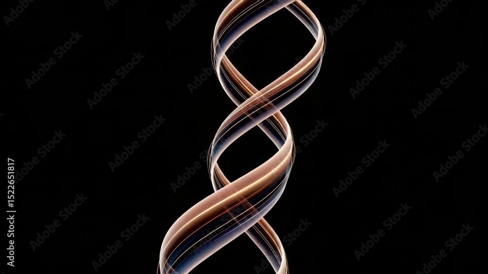 Poster abstract glowing structure with dynamic connections on black background