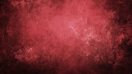 Ultra quality image of deep red textured background with scratches, smudges, and spots, antique distressed vintage grunge texture with scratches.