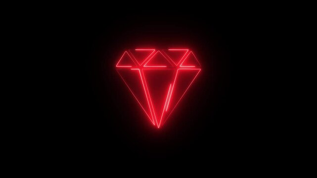 Glowing Diamond web icon.Diamonds, Sapphires, and Rubies