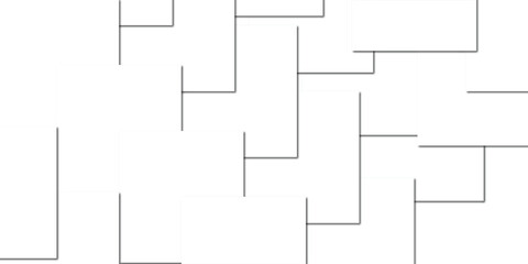 Creative white blocks in modern 3D abstract background

