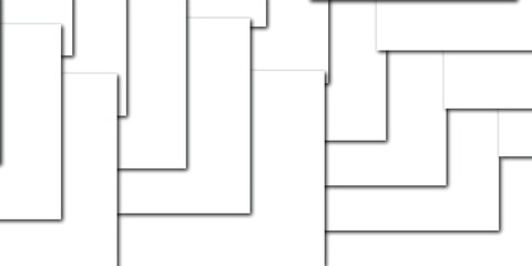 Digital geometric pattern with white layered rectangles

