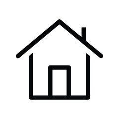 home icon on white background