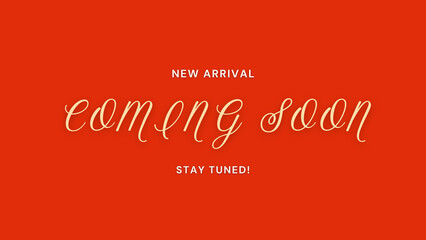 Stylish Coming Soon Banner for Fashion Campaign