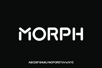 Display alphabet font vector design suitable for headline, poster, logo, magazine and many more