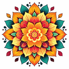 Exquisite Flower Mandalas for Vintage Decorative Elements in EPS Format