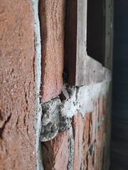 black and orange gray brick wall texture background there are many photo models