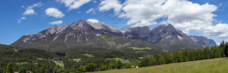 Kaisergebirge bei Elmau Panoramabild