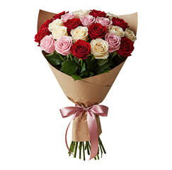 Buquê de Rosas Coloridas
