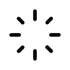 Dynamic Loading Screen Icon Vector for App UI and Tech Design Art