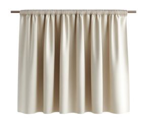 Beige curtain panel for living room window treatment decor