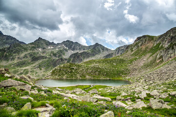 lake in the mountains