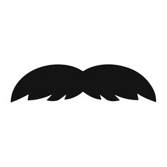 black mustache icon