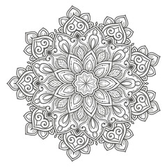 Elegant decorative mandala background
