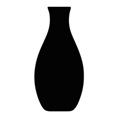 Decorative vase and pot silhouette