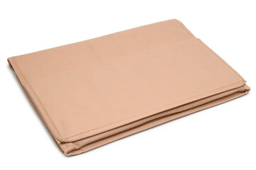 Folded storage textile box