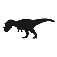 Dinosaur silhouette