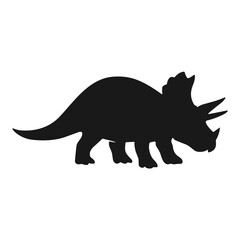 Dinosaur silhouette