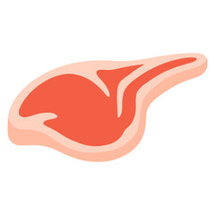 Obraz premium Fresh and Grilled meat