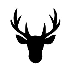 Horned animal silhouette