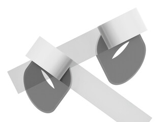 Minimal Abstract Composition with adhesive tape