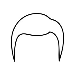 man hair outline