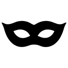 Masquarade mask silhouette