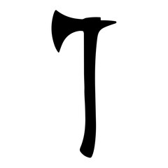 medieval axe icon
