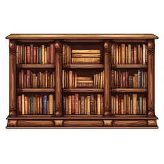 Modern Wooden Office Cabinet Shelf Furniture with Books for Professional Spaces