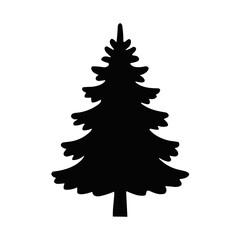 Pine tree silhouette