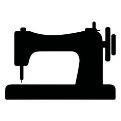 Sew machine silhouette