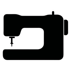 Sew machine silhouette