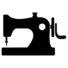 Sew machine silhouette