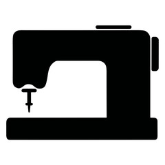 Sew machine silhouette