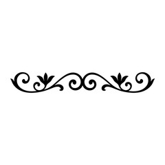 Fototapeta premium Vector Scrollwork Element