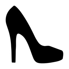 Woman Shoe Silhouette