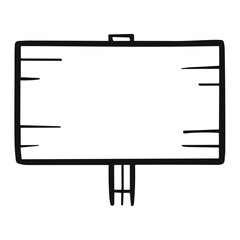 Wooden Signboard Doodle