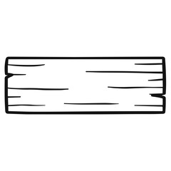 Wooden Signboard Doodle