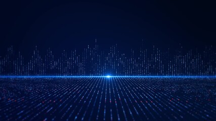 Technology Data Network, digital network background light streams speed data transfer. big data, block chain connections. Cybersecurity information technology matrix. science algorithm Neural flow - Powered by Adobe