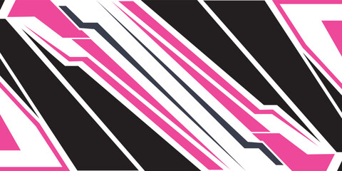 Abstract sporty background with exclusive colors. Abstract racing graphic design, vector design for vehicle wrap, t-shirt, jersey, gamer, esport, racing car, rally, and adventure ready to print.