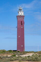 Westhoofd lighthouse near Ouddorp, Netherlands