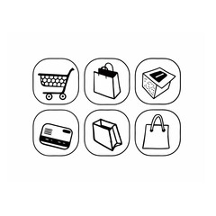 set of icons for web design