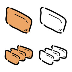 手書き_いなり寿司_ベクター素材_セット_05