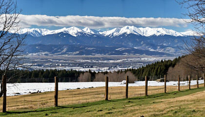 Le paysage hivernal