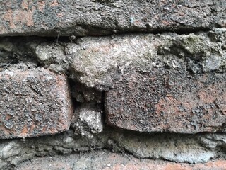 black and orange gray brick wall texture background there are many photo models