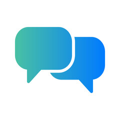 Modern Communication Icon Conversation. Ideal for chat, dialogue, discussion, or interactive communication.