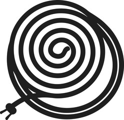 water hospipe vector illustration on transparent background.