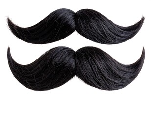 Pair of black fake mustaches