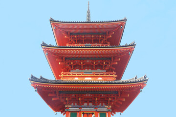 Colorful japanese pagoda in Kyoto