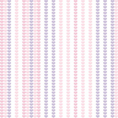 vector seamless pattern with pink and violet theme Heart Striped texture background pattern for textiles , backgrounds